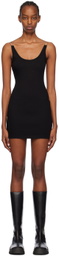 Dion Lee SSENSE Exclusive Black Double Wire Minidress