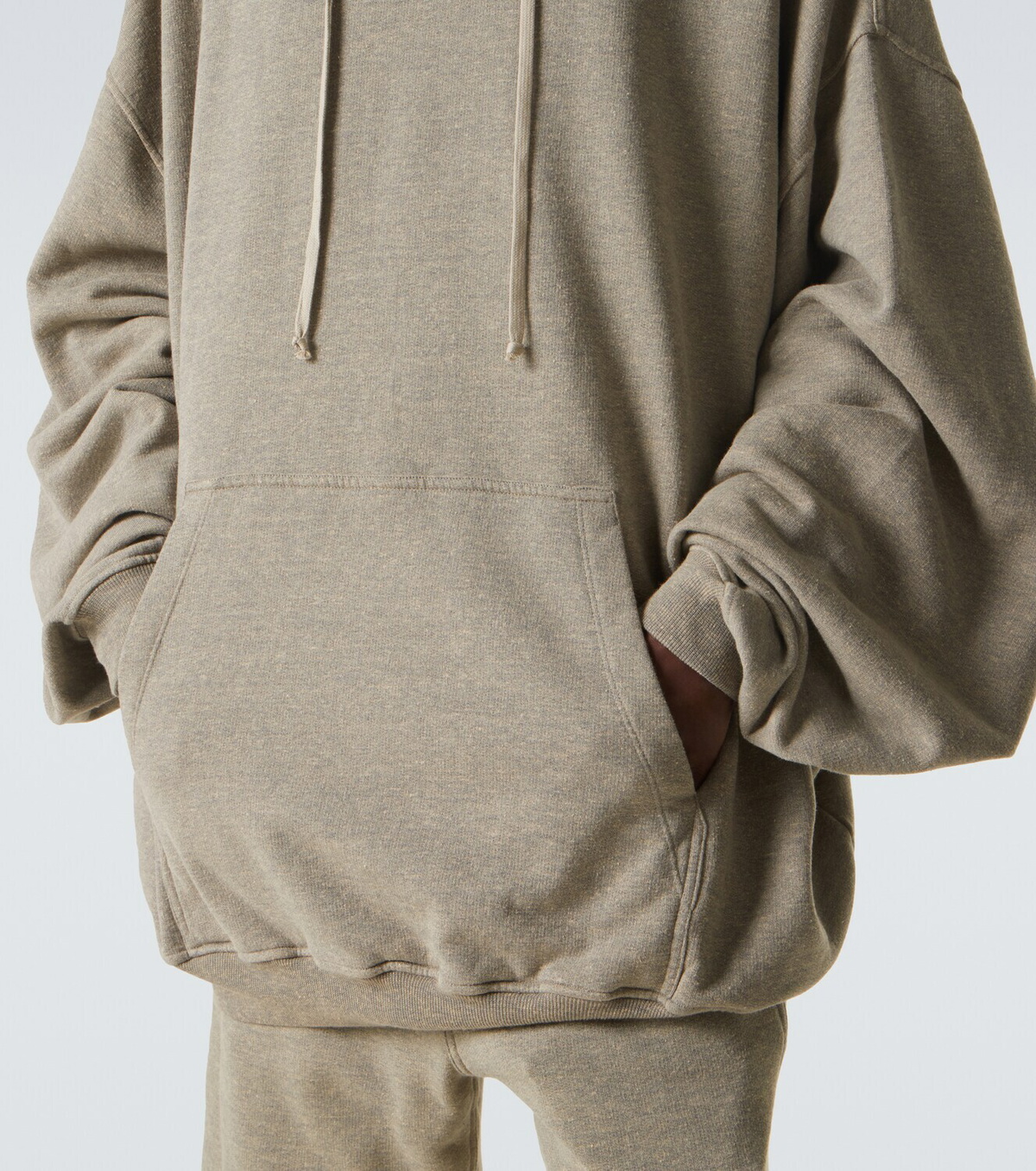Rick Owens DRKSHDW Hun cotton-blend jersey hoodie