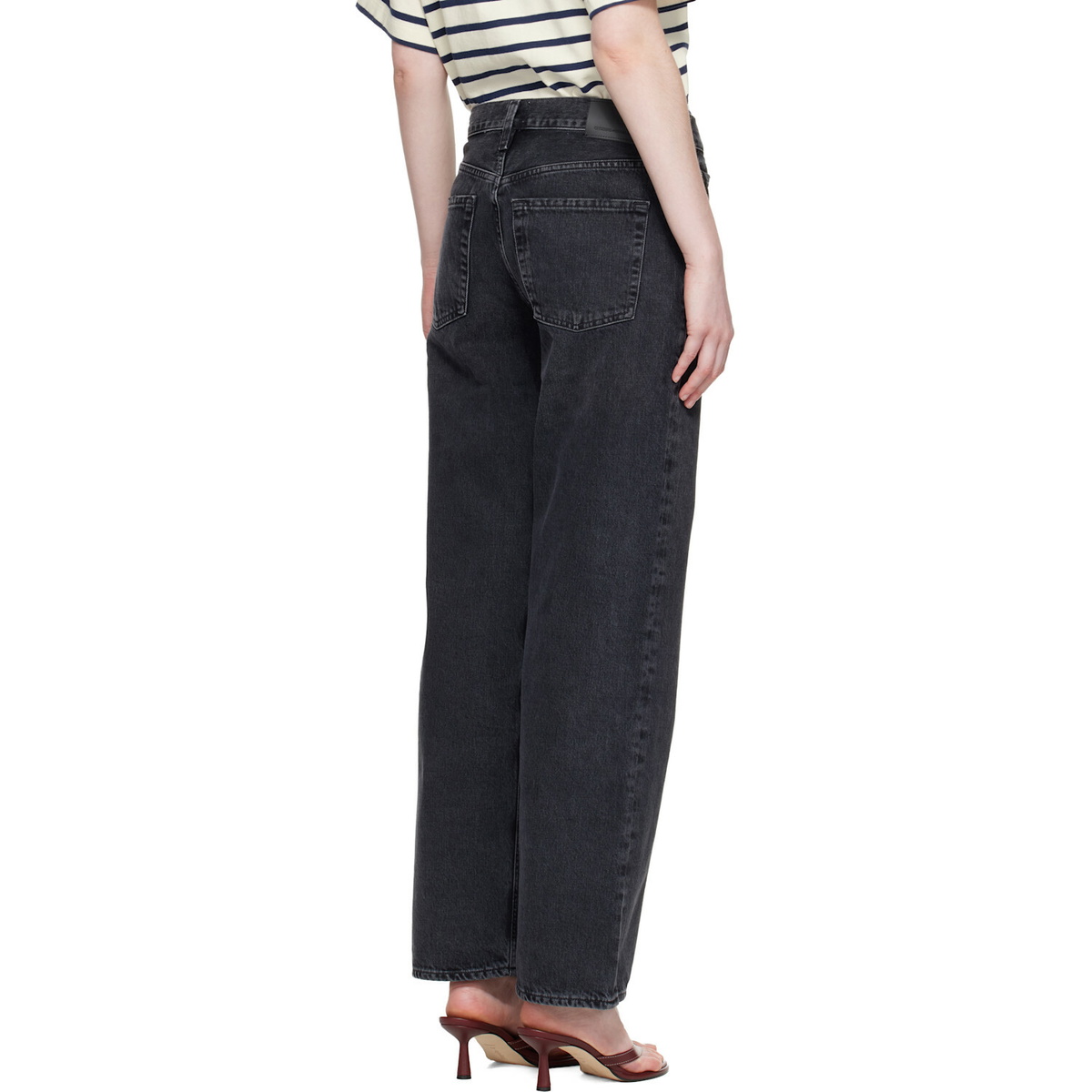 Citizens of Humanity Black Lindz Easy Straight Jeans