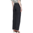 Citizens of Humanity Black Lindz Easy Straight Jeans