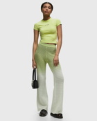 Daily Paper Adaeze Crochet Pants Green/Beige - Womens - Casual Pants