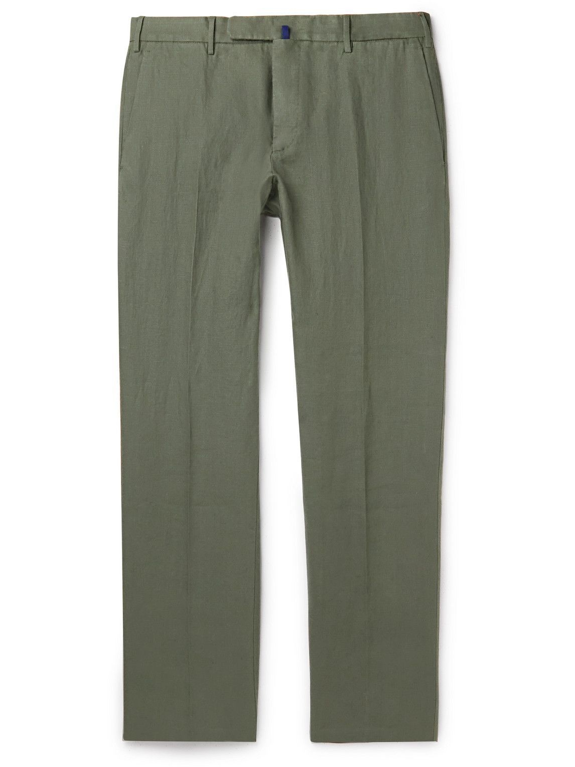Incotex - Venezia 1951 Slim-Fit Linen Trousers - Green Incotex