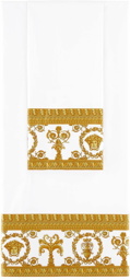 Versace White 'I Love Baroque' Bedding Set, Queen