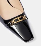 Tom Ford Whitney 55 patent leather slingback pumps