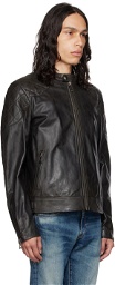Belstaff Black Outlaw Leather Jacket