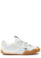 Valentino Garavani Amphibia Panelled Mesh Sneakers White