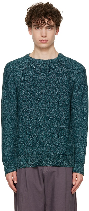 Photo: PS by Paul Smith Green Knit Sweater