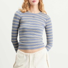 SUNDAYFRUITMARKET Women's Long Sleeve Sun Top in Skyblue