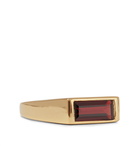 Maria Black - Harald Gold-Plated Garnet Ring - Gold