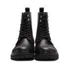 Versace Jeans Couture Black Combat Boots