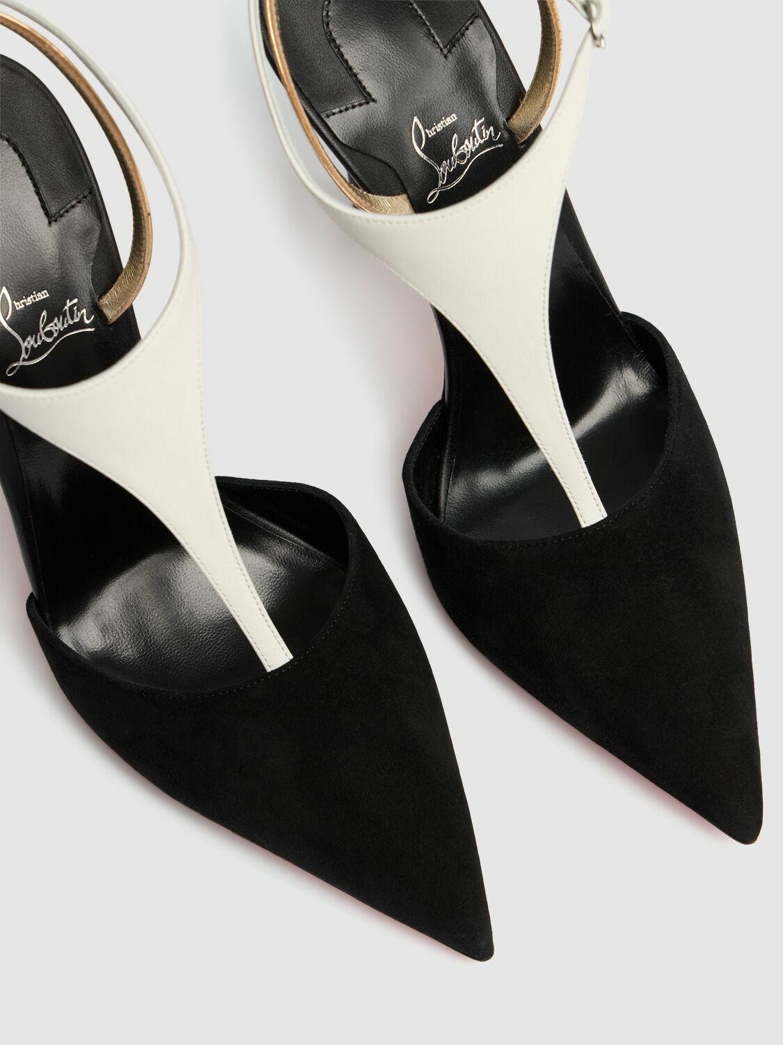 CHRISTIAN LOUBOUTIN 100mm Athina Suede Pumps