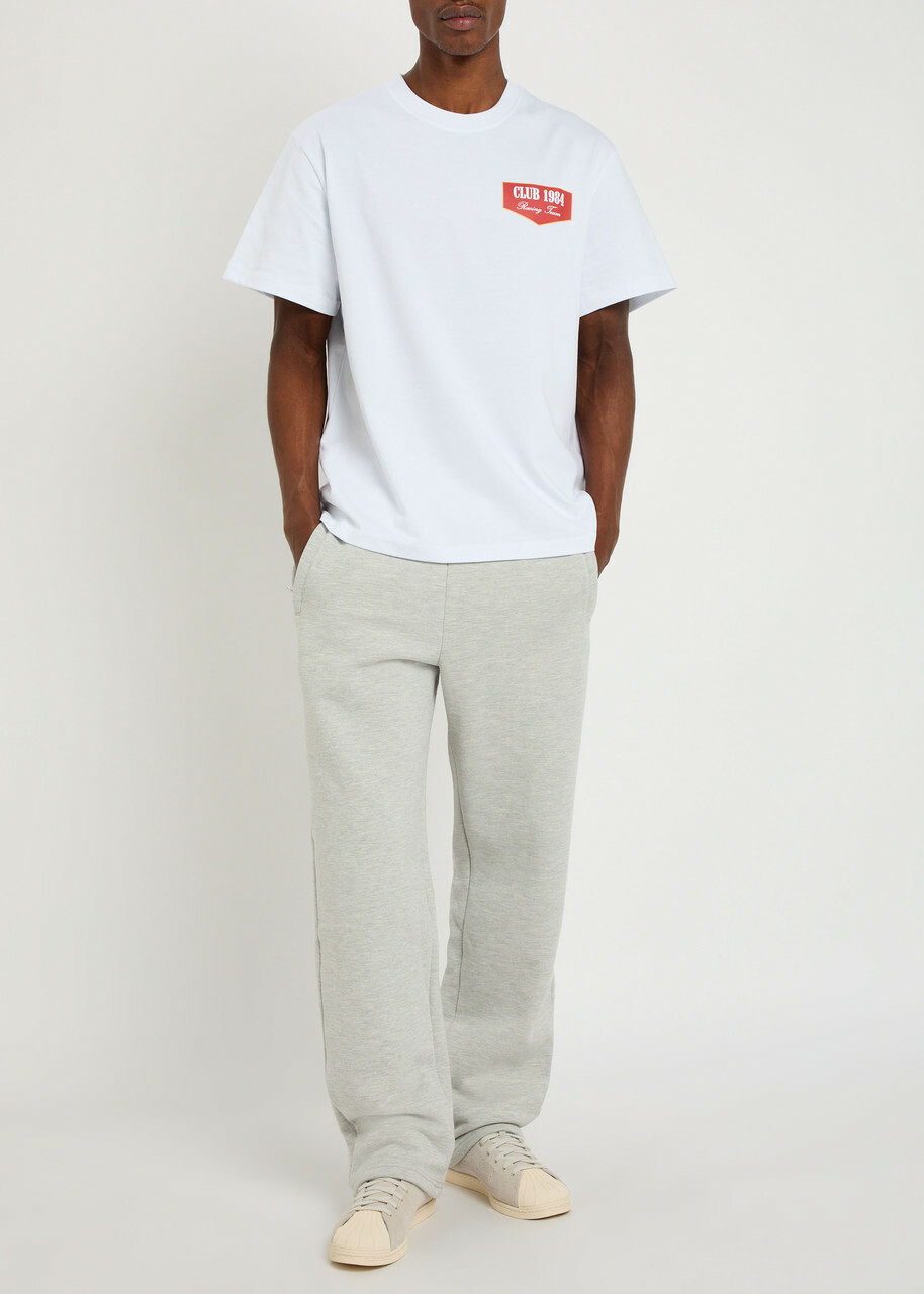 Club 1984 Racing Printed Cotton T-shirt White