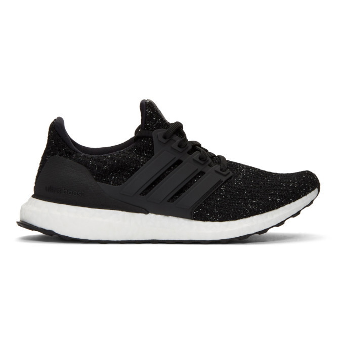 Photo: adidas Originals Black and White UltraBOOST Sneakers