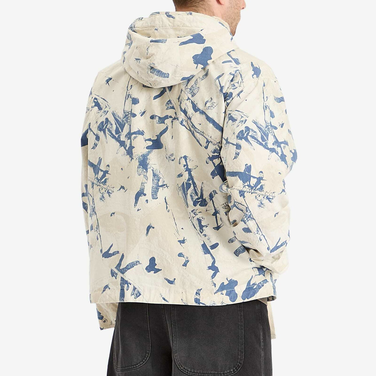 Stone Island Men's Scan Camo Stretch Ripstop-OVD Short Parka