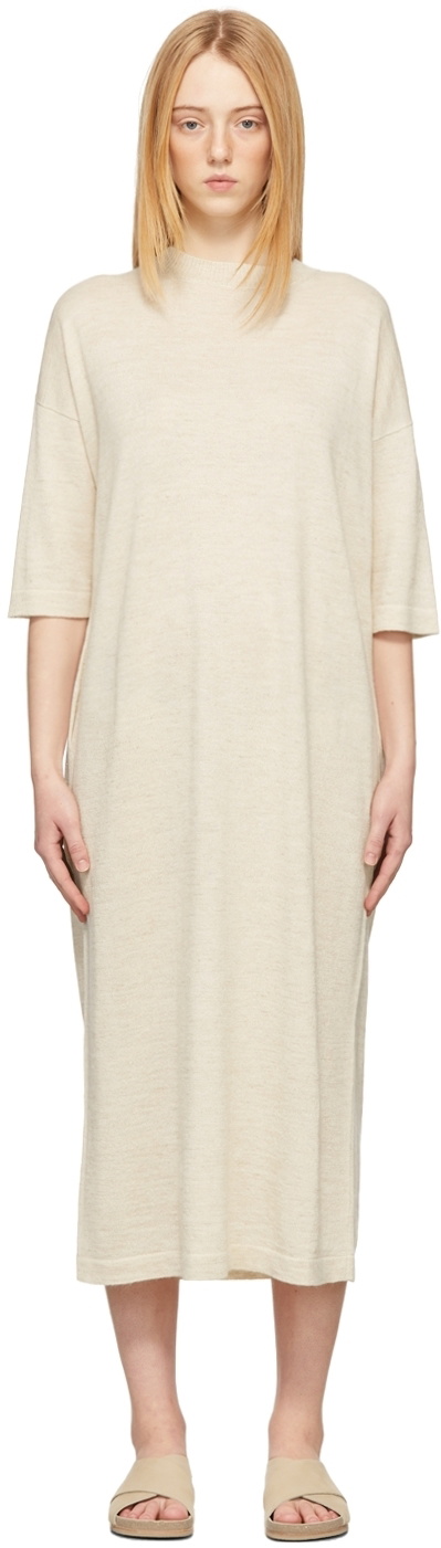 Lauren Manoogian Off-White Interlock Tall T-Shirt Dress Lauren