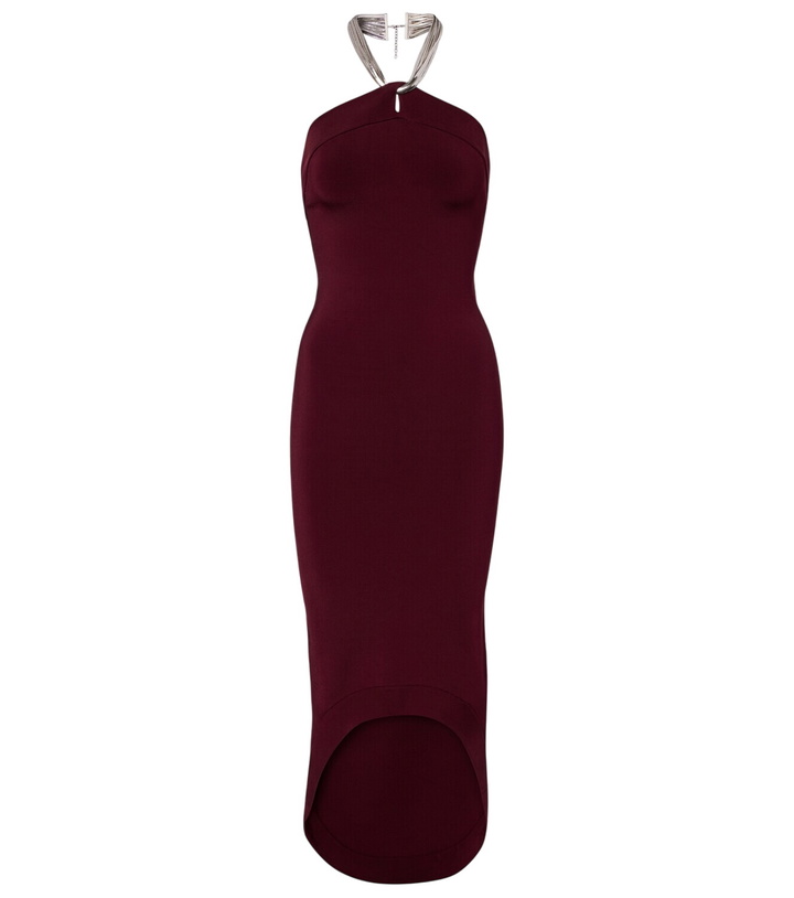 Photo: Galvan Halterneck midi dress