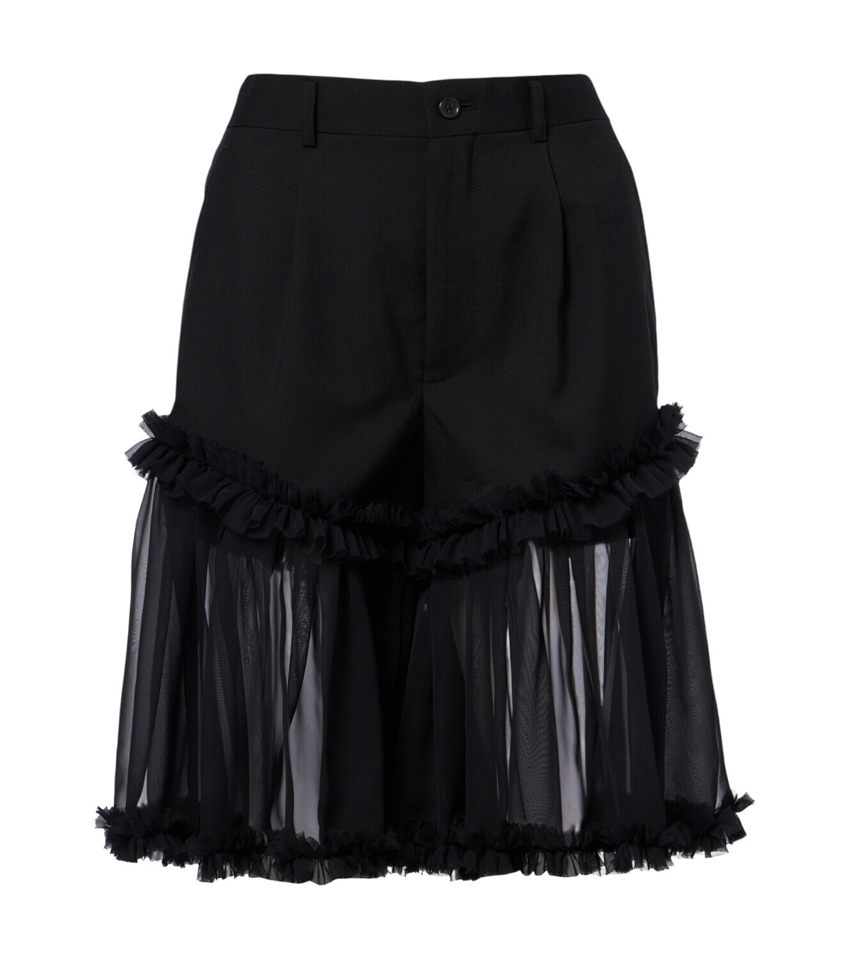 Noir Kei Ninomiya Black Safety Pin Trousers Noir Kei Ninomiya