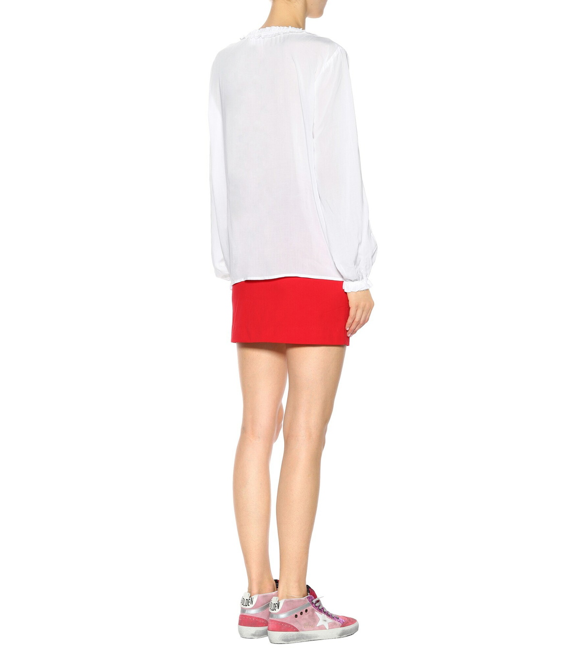 Velvet - Samantha tie-neck top