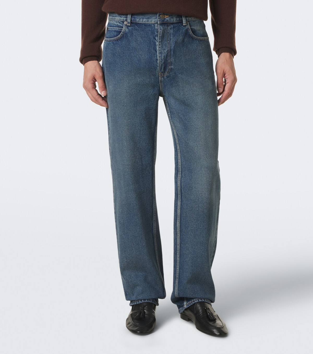 The Row Vanya straight jeans