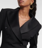 Dolce&Gabbana Wool-blend tuxedo bodysuit