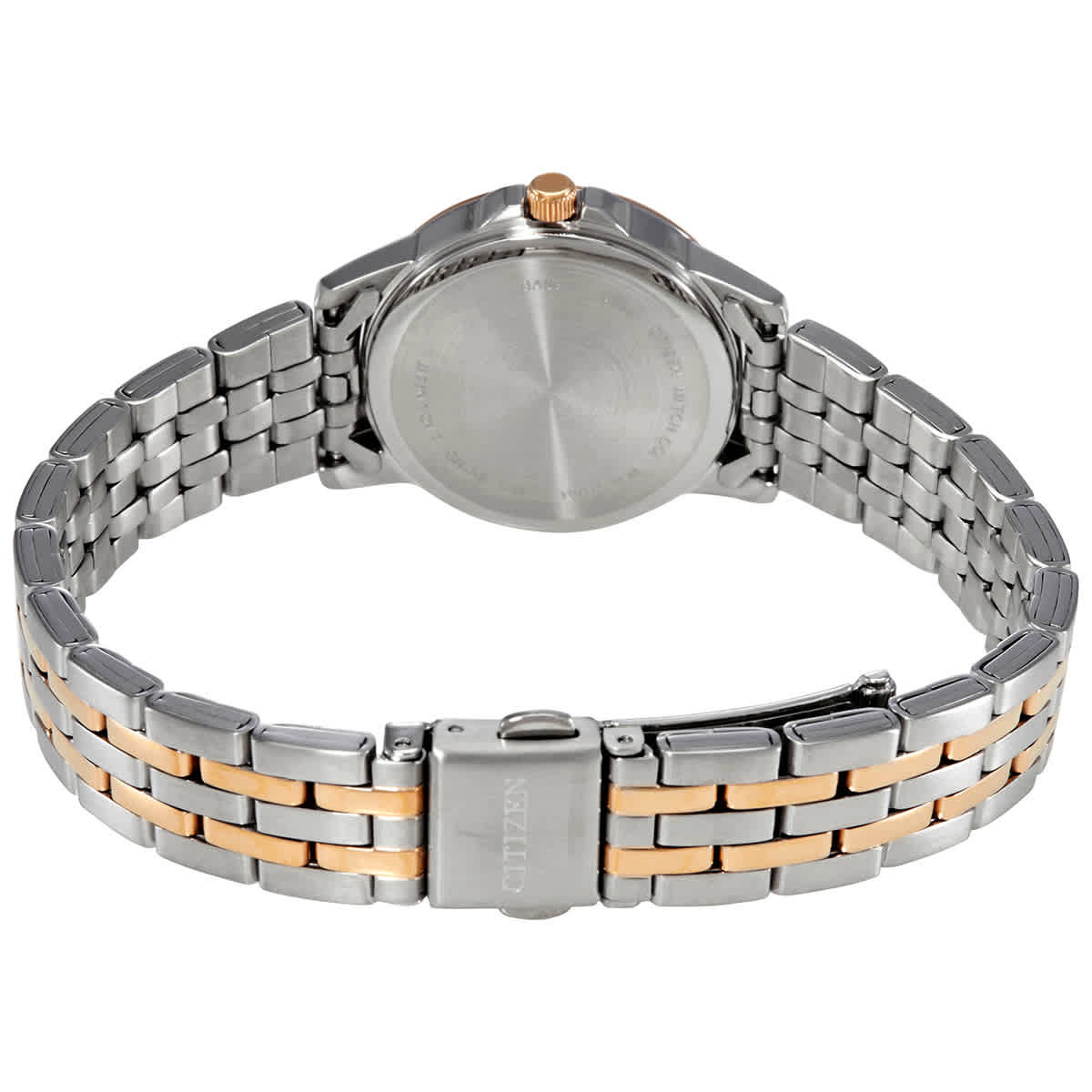 Citizen Quartz Silver Dial Two-tone Ladies Watch EQ0605-53A