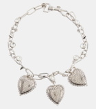 Alessandra Rich Embellished chain necklace