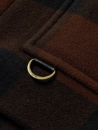 LOEWE - Checked Wool Shirt Jacket - Brown