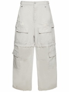 BALENCIAGA - Distressed Ripstop Cotton Pants