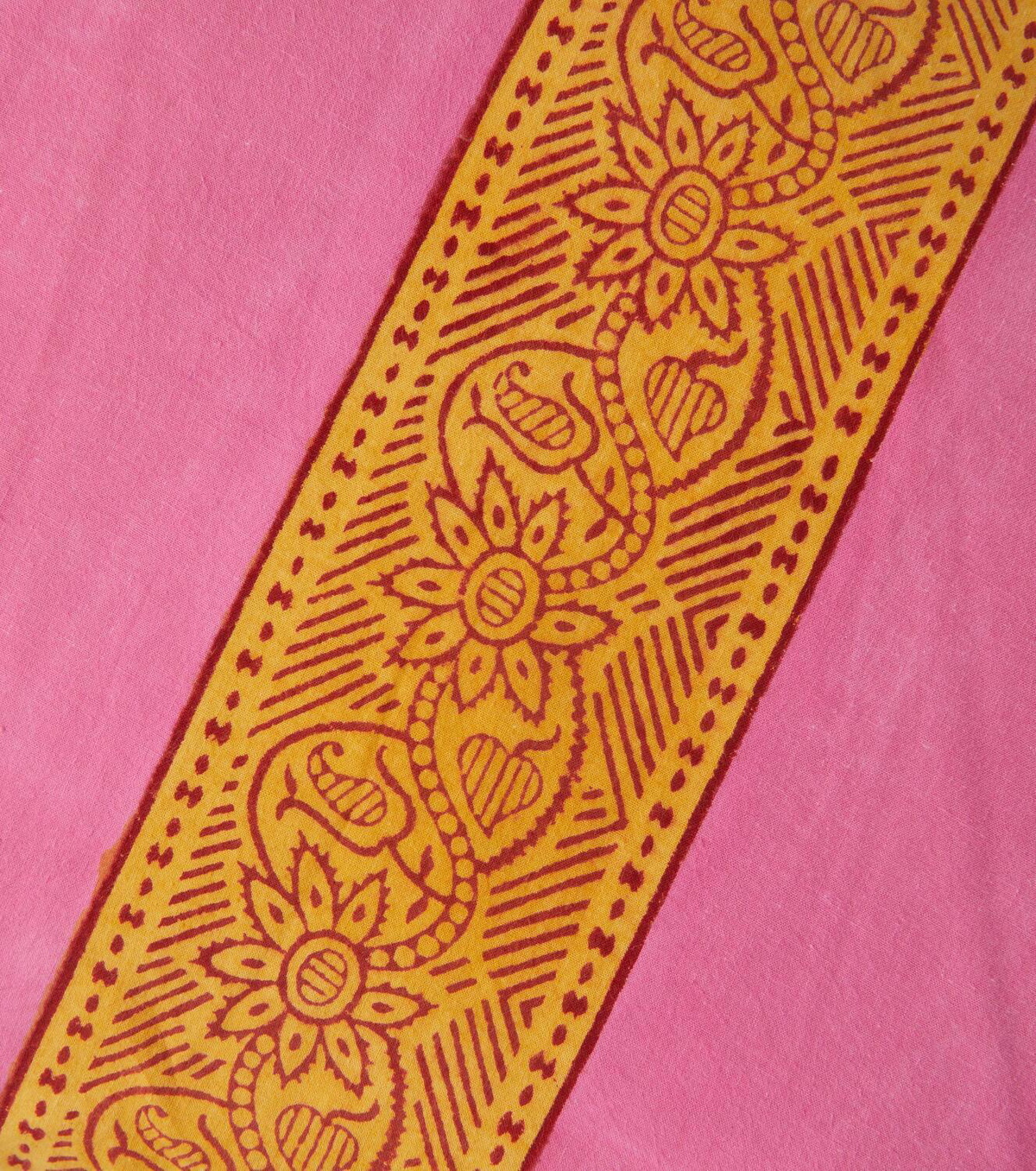 Lisa Corti Tea Flower rectangular cotton cushion