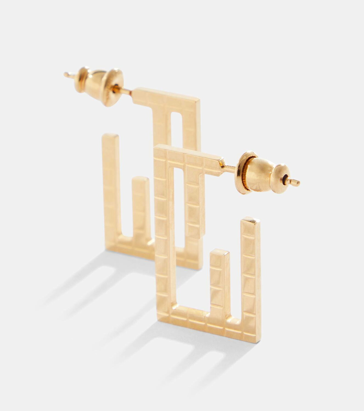 Fendi Crystal-embellished stud earring