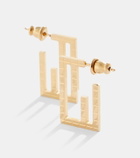 Fendi Crystal-embellished stud earring