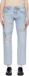 Levi's Blue Skateboarding 501 Original Fit Jeans