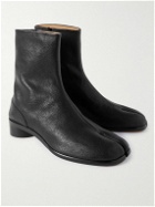 Maison Margiela - Tabi Split-Toe Full-Grain Leather Chelsea Boots - Black