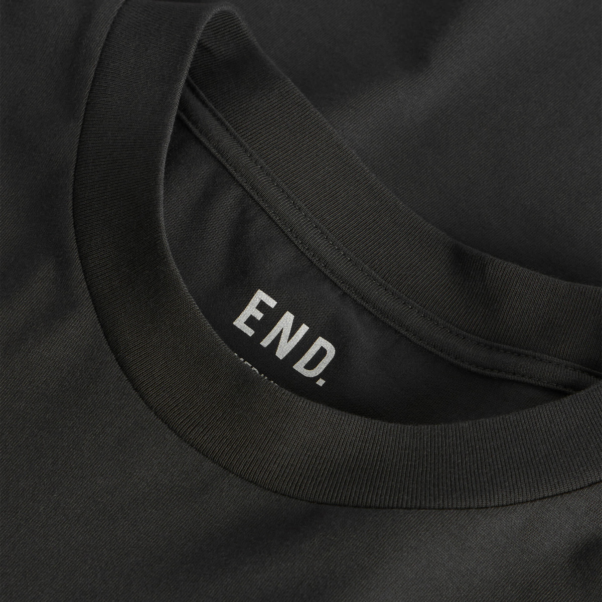 END. Mono T-shirt in Cinder Black