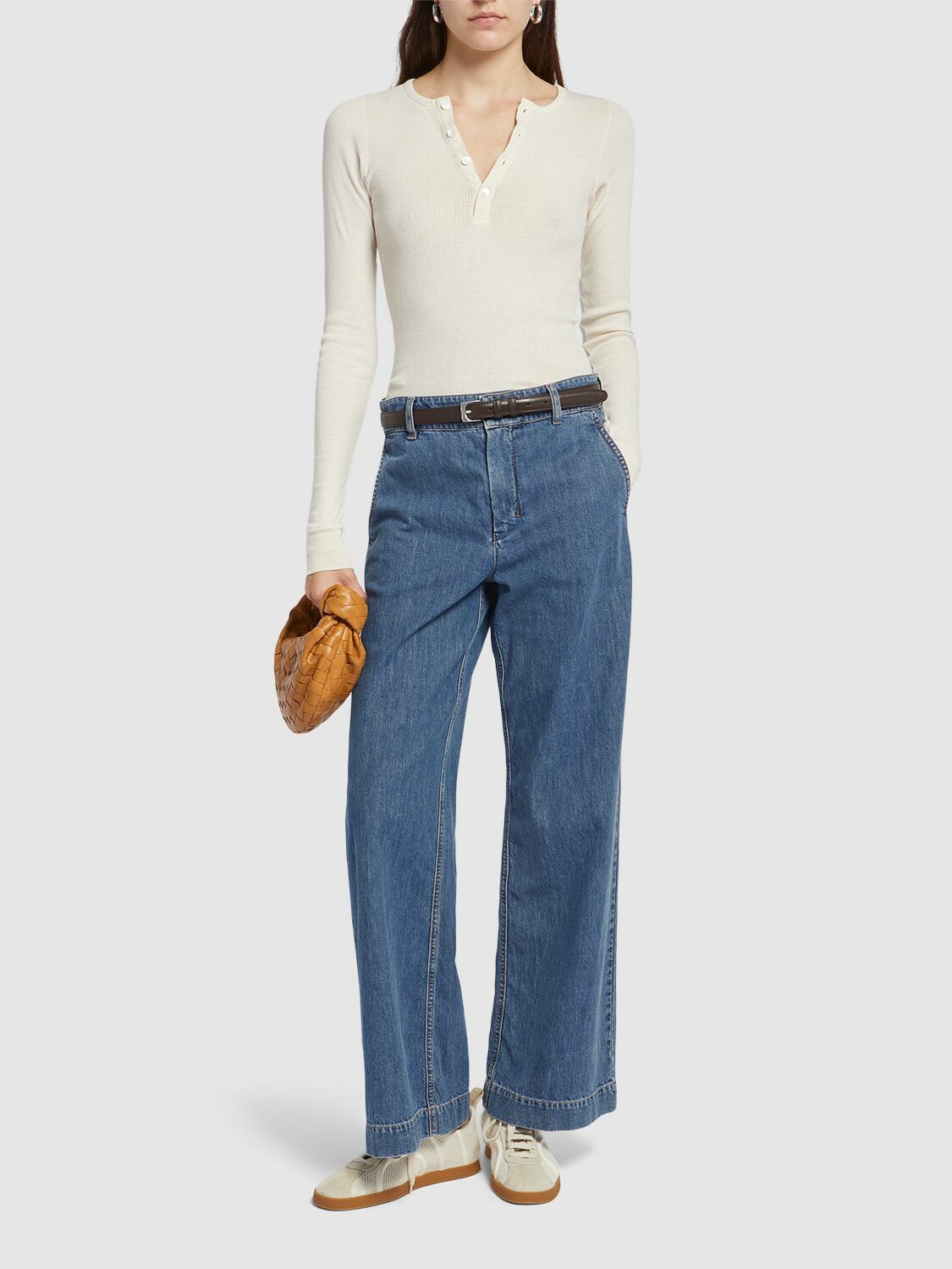 ★S Max Mara★Buono ミドルライズフレアジーンズ S MAX MARA Buono Flared Mid-waist Jeans S Max Mara
