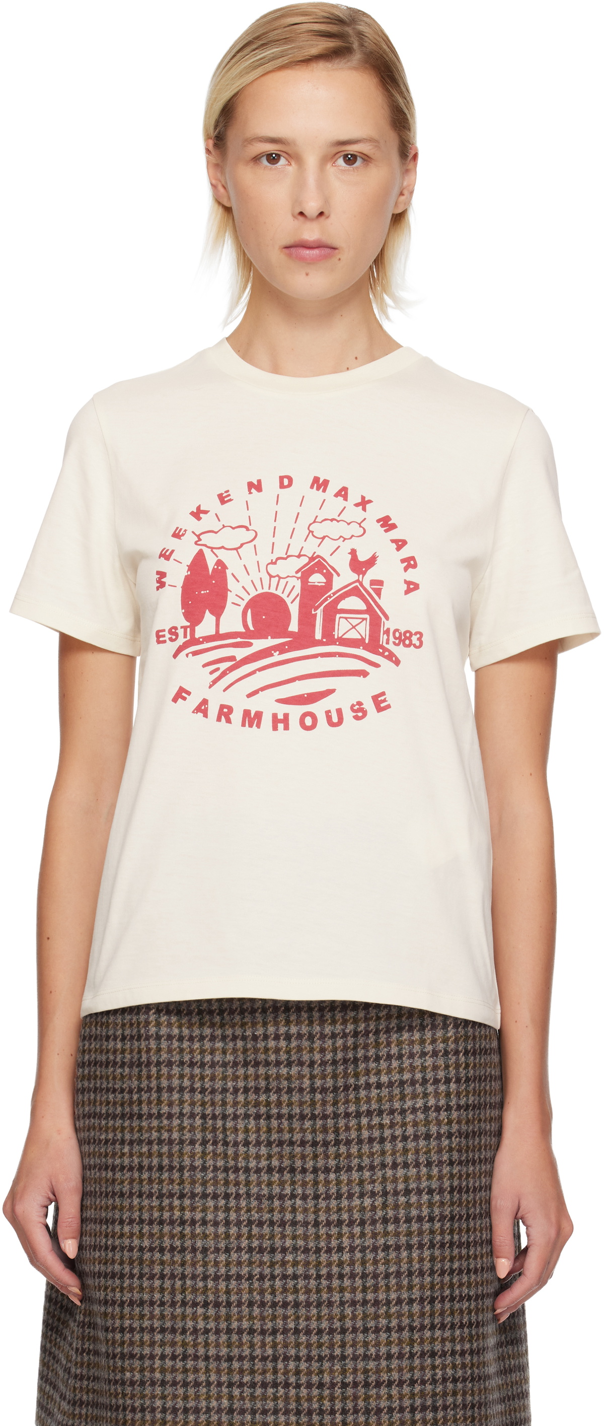 Weekend Max Mara Off-White Clown T-shirt
