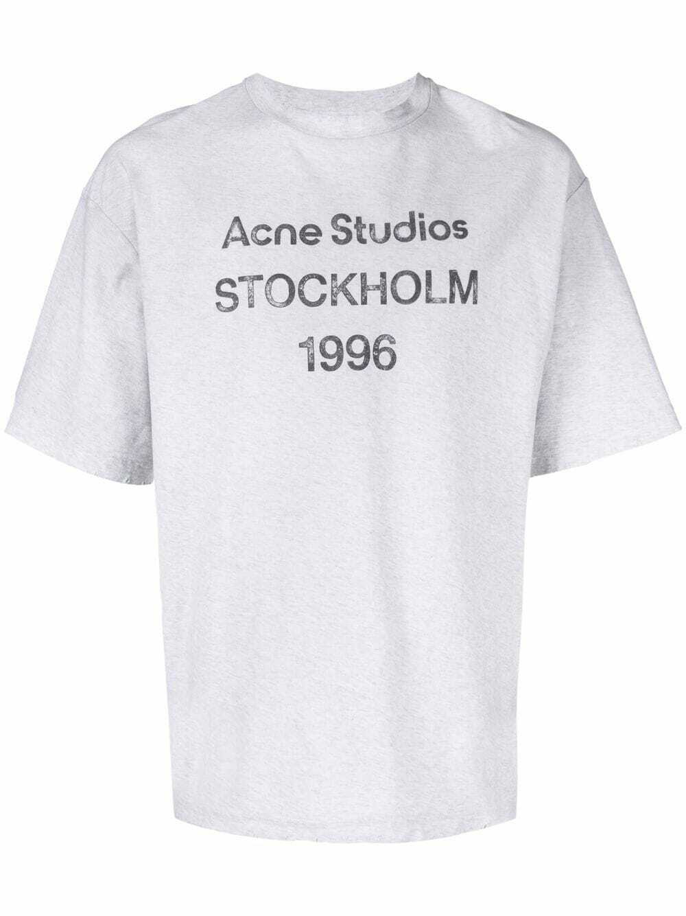 ACNE STUDIOS - Logo Cotton T-shirt Acne Studios