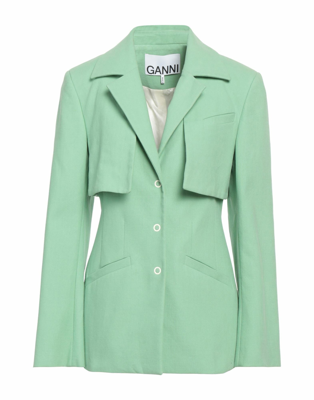 Ganni Womens Blazer Light in Green