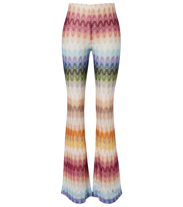 Photo: Missoni Knitted flared pants