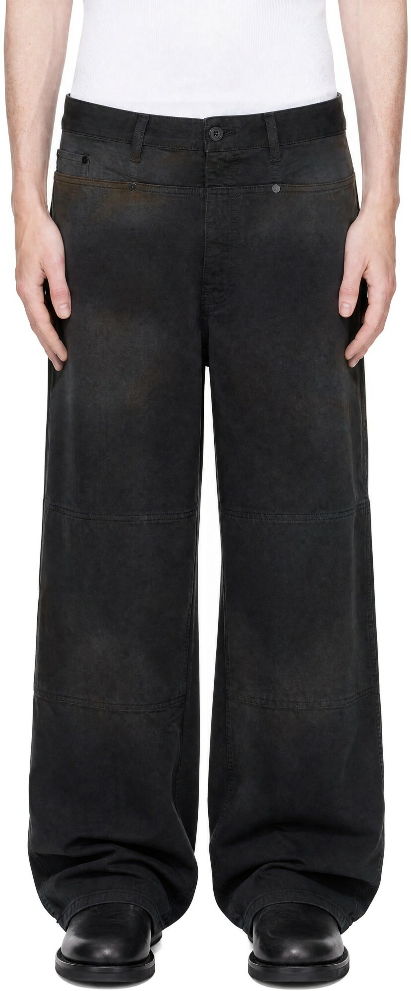 032c Navy Workwear Trousers