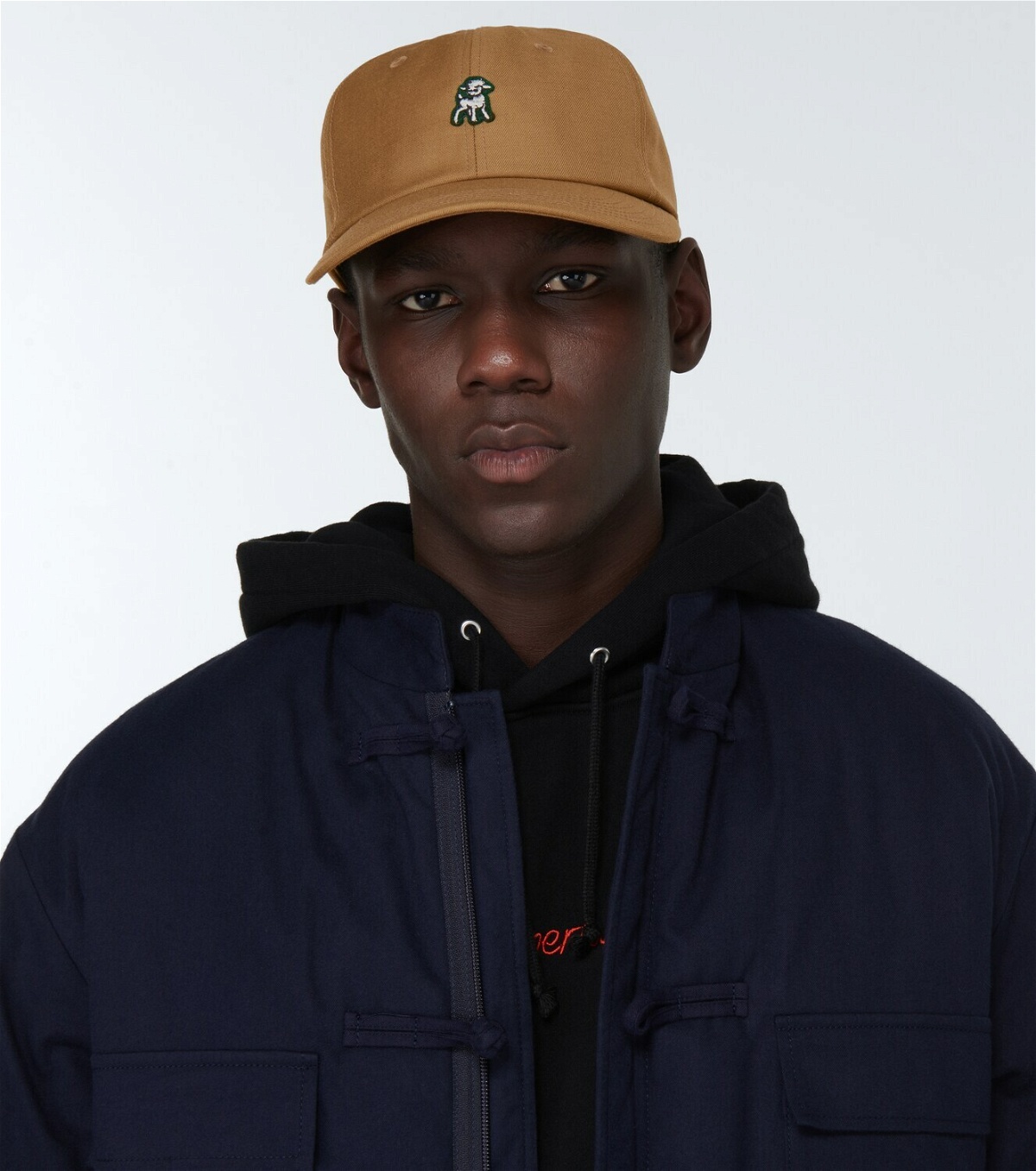 Undercover - Embroidered wool and mohair baseball cap Undercover