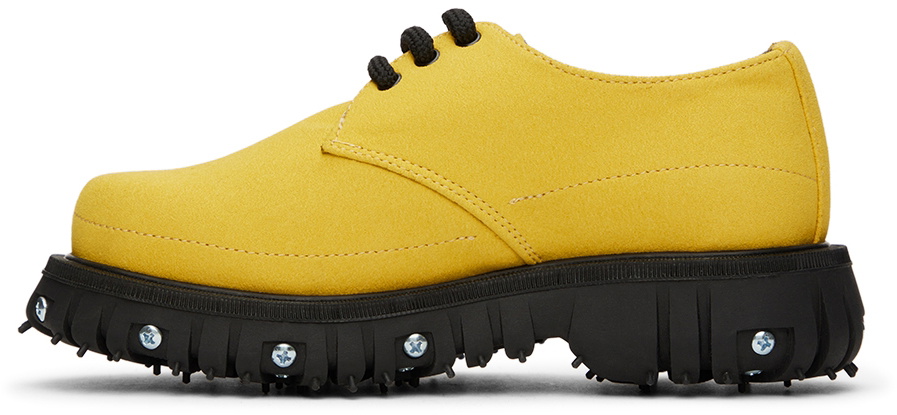 Phileo Kids Yellow Lace-Up Derbys