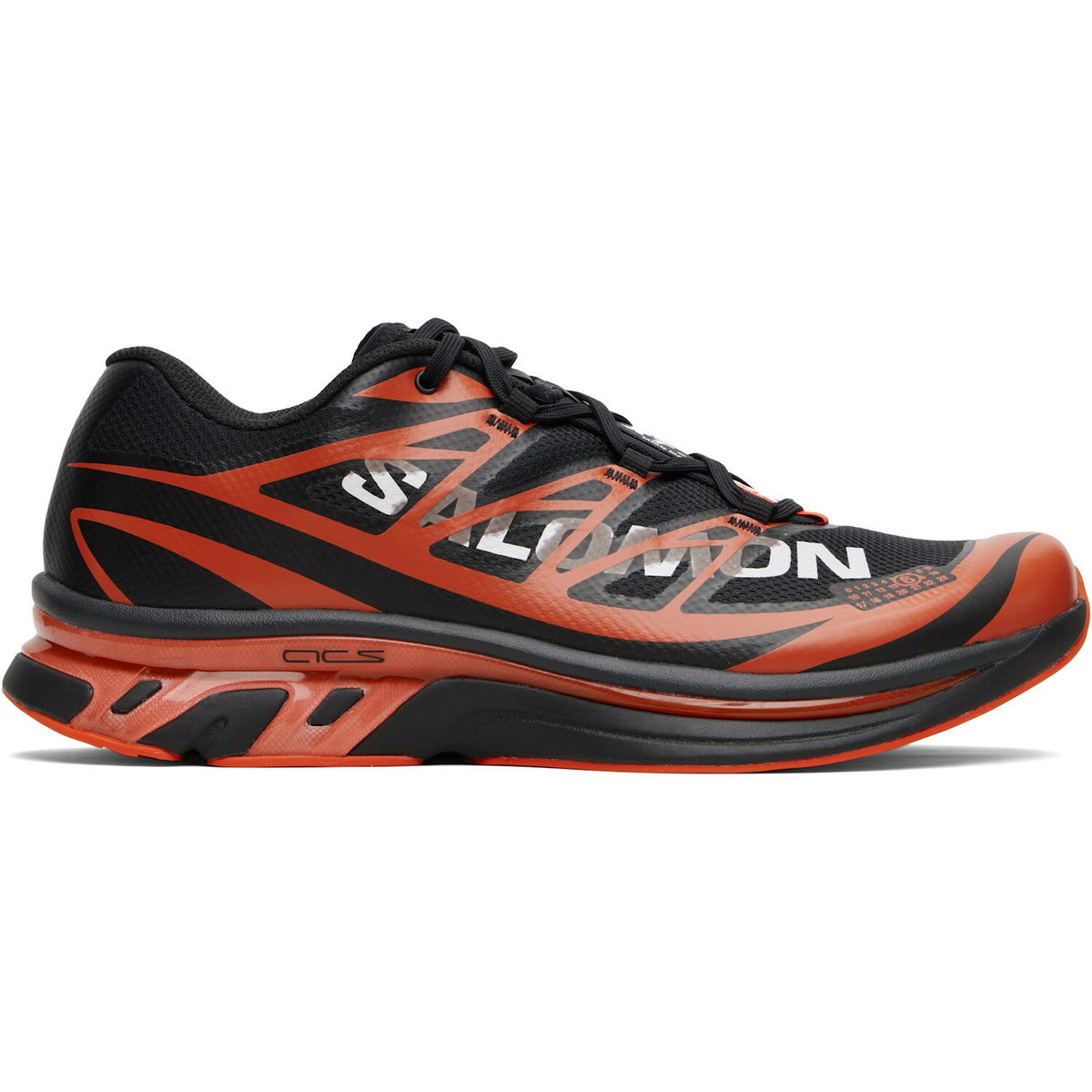 MM6 Maison Margiela Black & Red Salomon Edition XT Sneakers