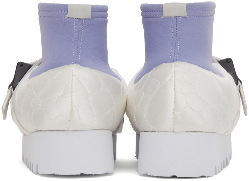 YUME YUME White & Purple Nawa Camp Mid Boots Yume Yume