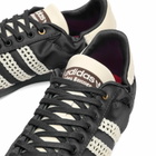 Adidas x Wales Bonner Karintha Lo Satin Sneaker in Core Black/Dark Brown/Cream White