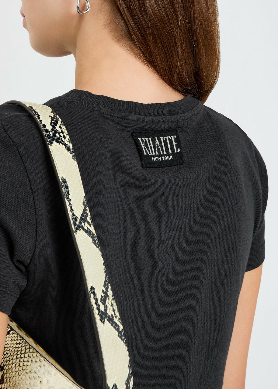 Khaite Samson Cotton T-shirt Black