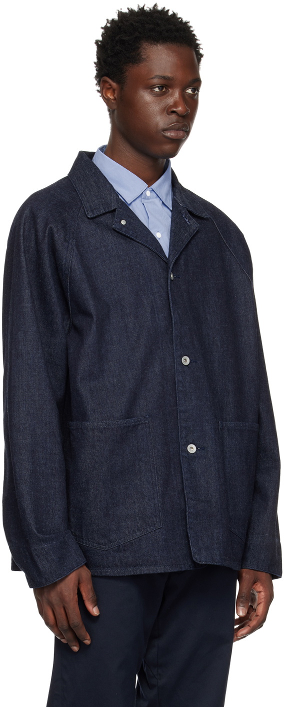 nanamica Indigo Relaxed Denim Jacket Nanamica