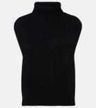 Jardin des Orangers Turtleneck wool and cashmere sweater vest