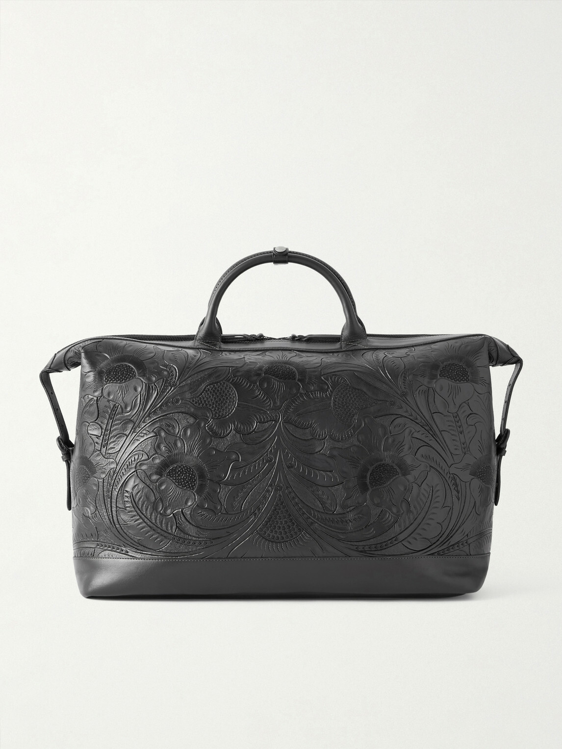 RRL - Engraved Leather Weekend Bag