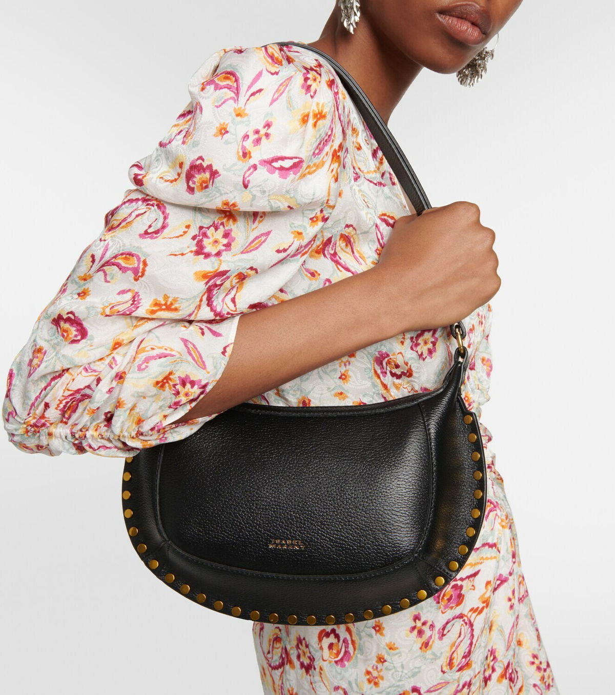 Isabel Marant Oskan Moon leather shoulder bag Isabel Marant